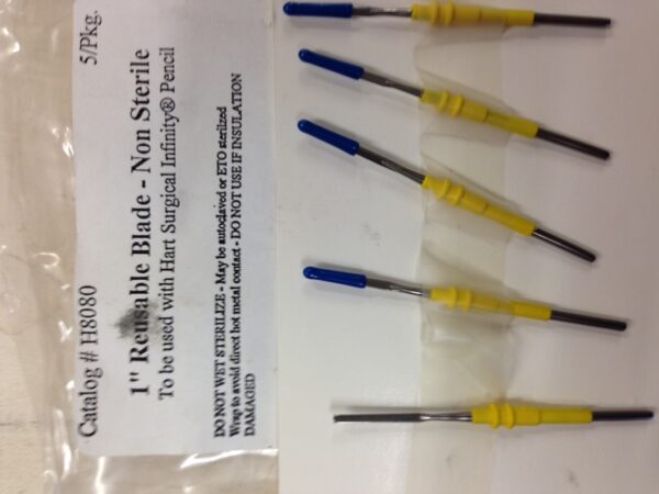 Pkg 5 Reusable Electrosurgical Blade Tips