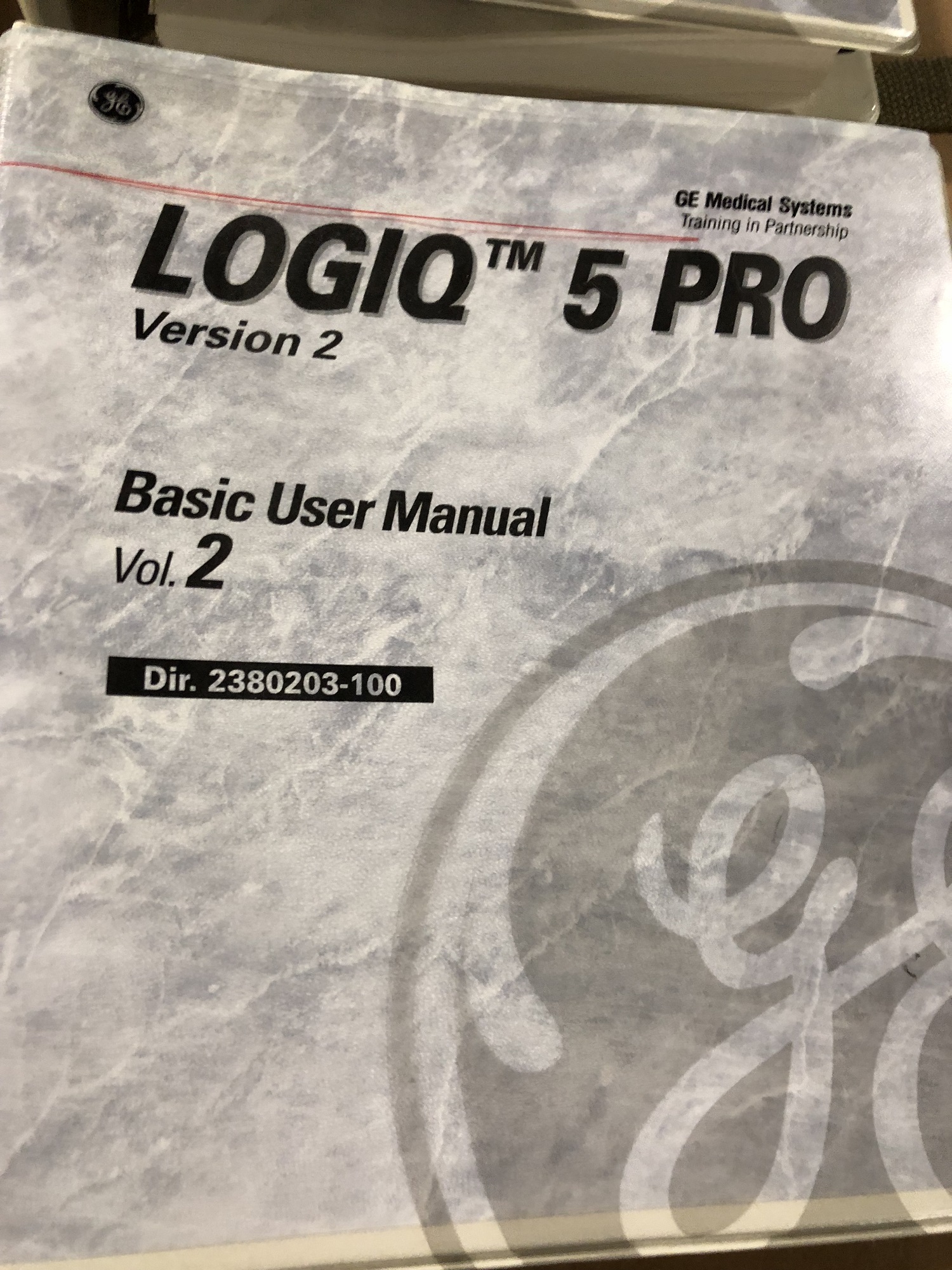 Logiq e9 ultrasound machine manual