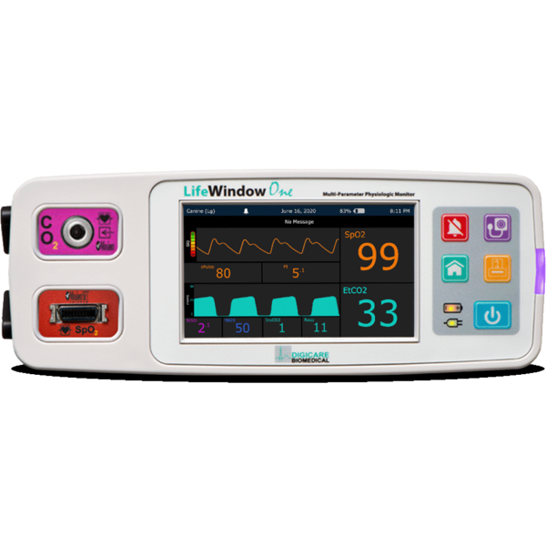 LifeWindow One Veterinary Monitor - horizontal view