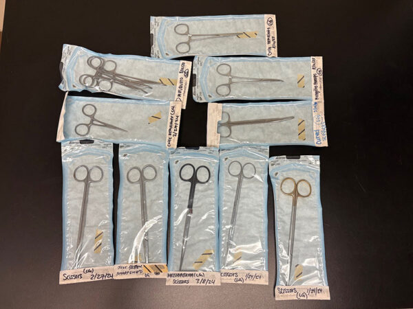 Instrument Lot #5 – Tungsten Carbide and Metzenbaum Scissors with Forceps