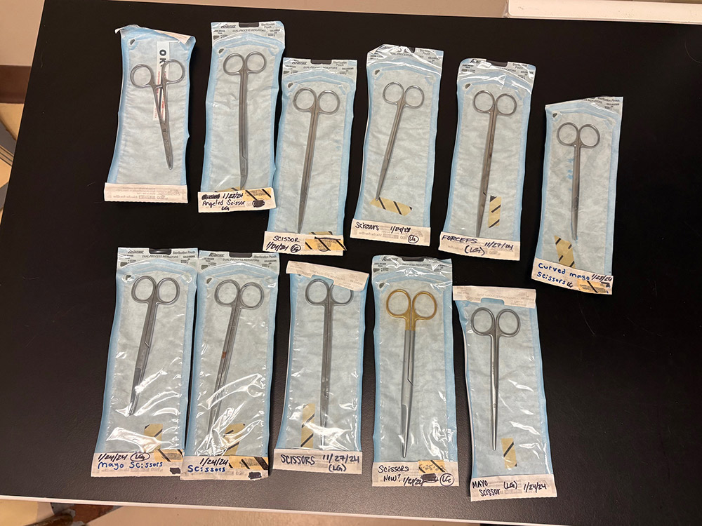 Instrument Lot #6 – Tungsten Carbide and Standard Surgical Scissors
