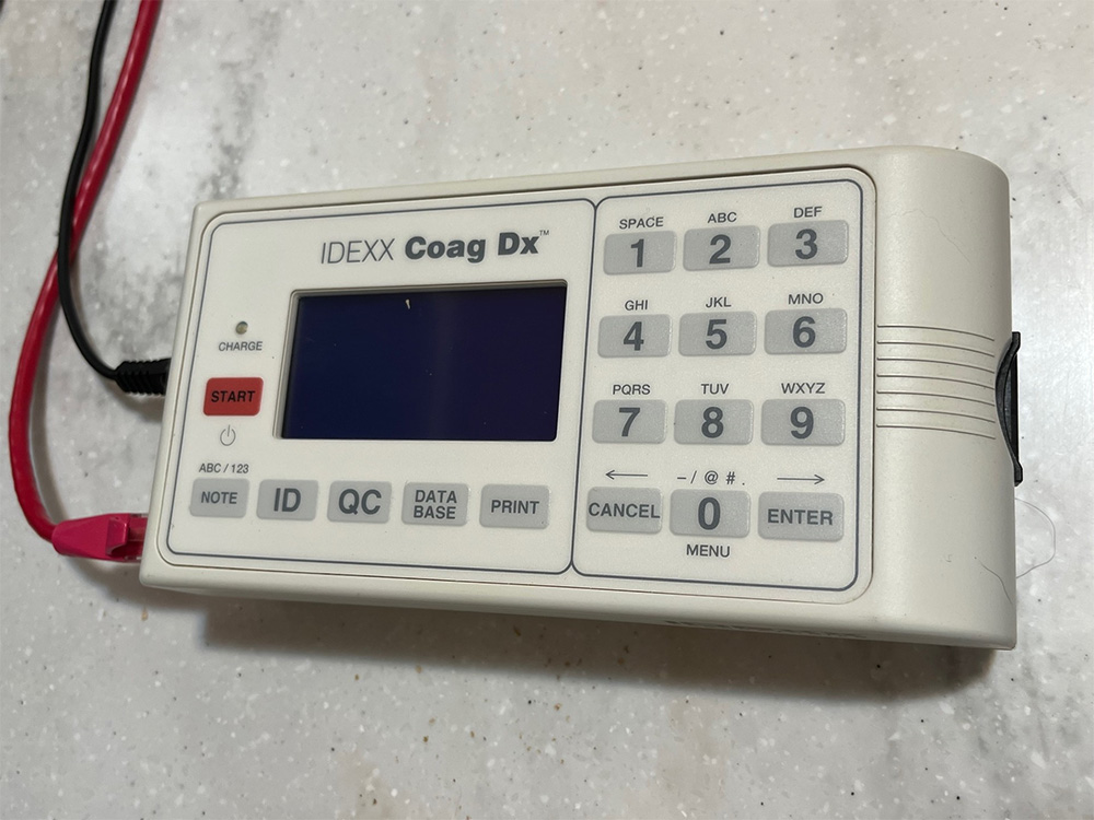 Idexx Coag DX coagulation analyzer